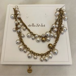 🏷️ Stella & Dot - Gabrielle Pearl Necklace - New In Box